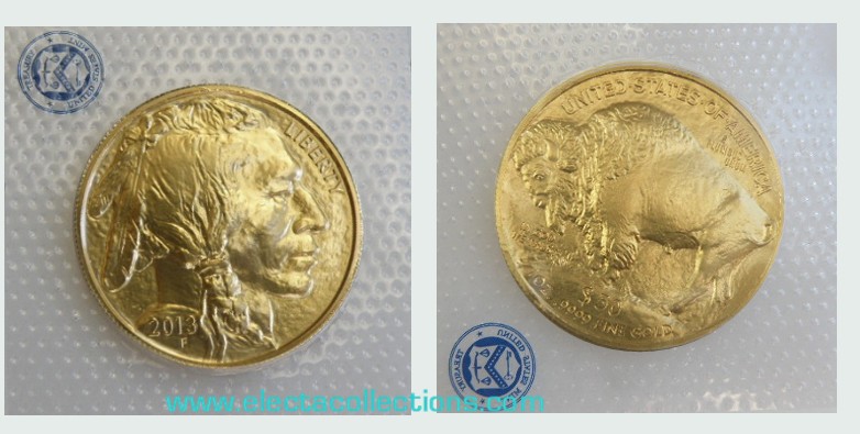 United States - Gold coin BU 1 oz, Buffalo, 2013 