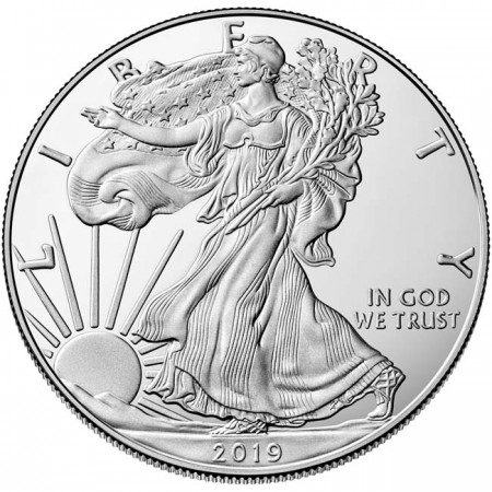 Etats-Unis - Silver coin 1 oz, American Eagle, 2019 (proof)