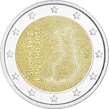 Finlande - 2 Euro, 100 years of independence, 2017