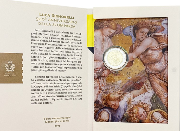 Σαν Μαρίνο – 2 Ευρώ, Luca Signorelli, 2023 (blister)