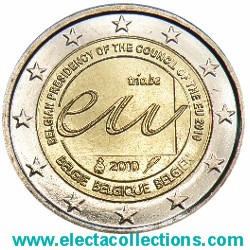 Belgique - 2 Euro, la Presidence de l'union Europeenne, 2010