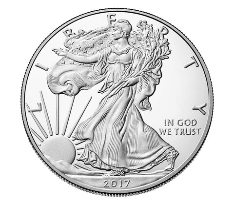 Η.Π.Α. - Αργυρό νόμισμα 1 oz  American Eagle, 2017 (proof)
