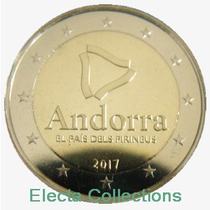 Andorra - 2 euro, das Land der Pyrenäen, 2017