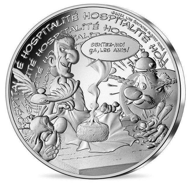 Frankreich - 10 Euro Silber, Asterix Hospitality, 2022