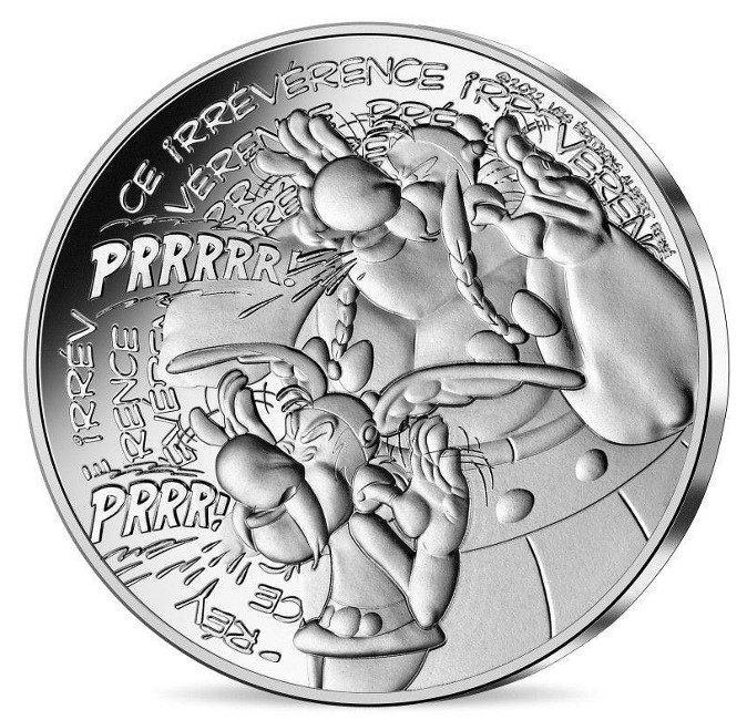 France - 10 Euro Silver Asterix Irreverence, 2022
