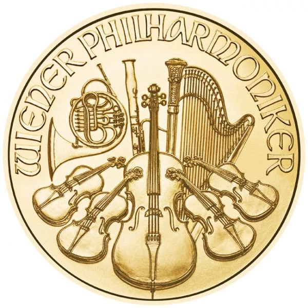Austria - 100 Euro, Vienna Philharmonic gold 1 oz, BU 2023