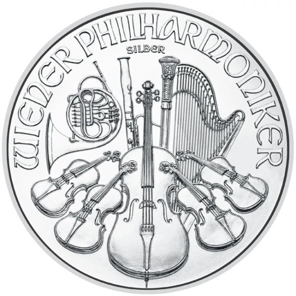 Osterreich - 1,50 Εuro Wiener Philharmoniker, Silber, 2023