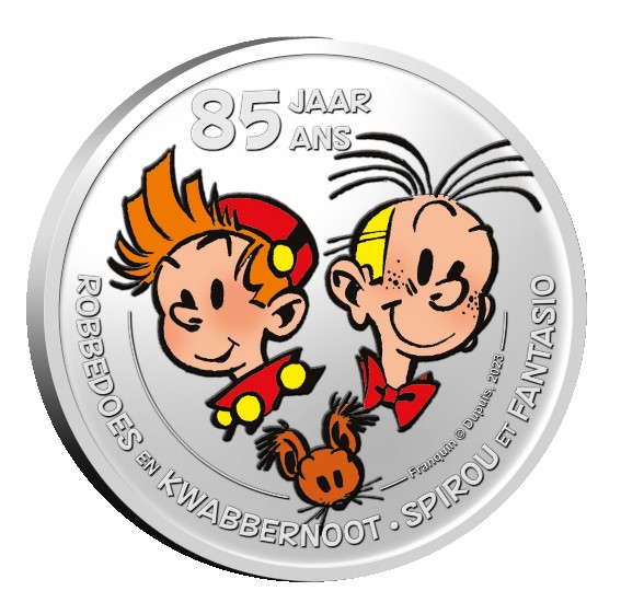 Βέλγιο – 5 Ευρώ, Spirou και Fantasio, 2023 (coin card)