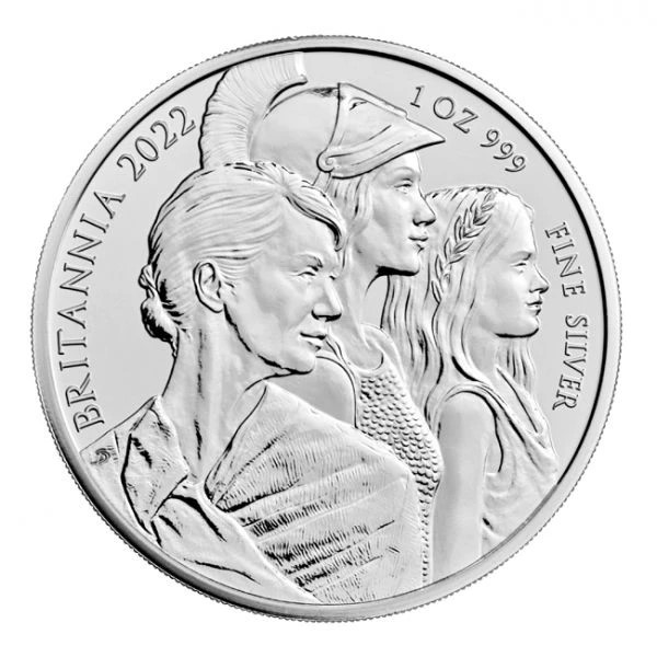 Regno Unito - 1 oz silver, Britannia, 2022 (BU Premium)