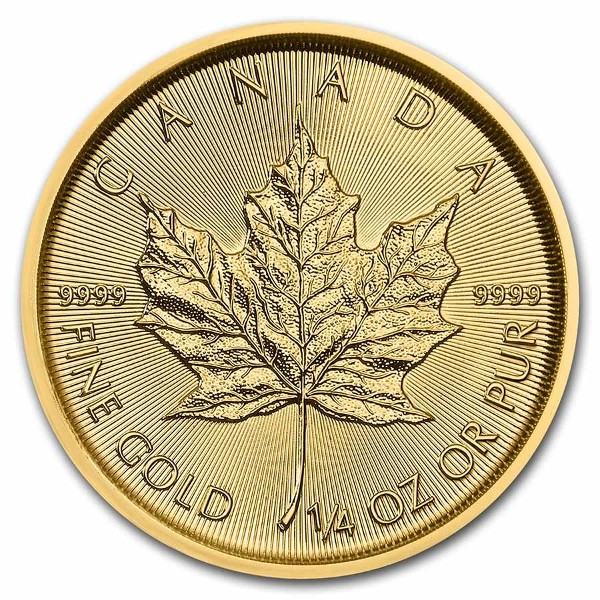 Canada - Gold coin BU 1/4 oz, Maple Leaf, 2022