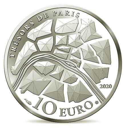 France - 10 Euro Ag proof, Champs-Elysees, 2020