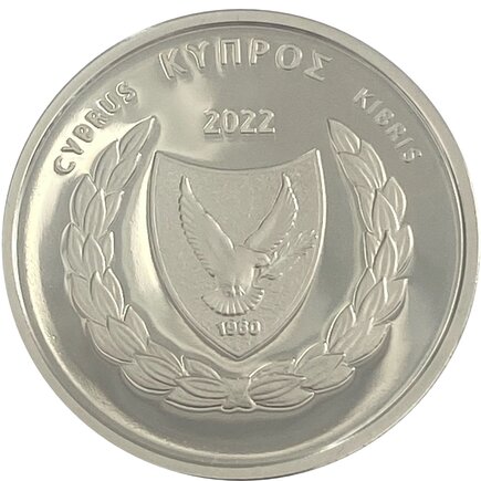 Cyprus - 5 Euro Silver, Diovolo of the Ancient Kingdom of Amathous, 2022