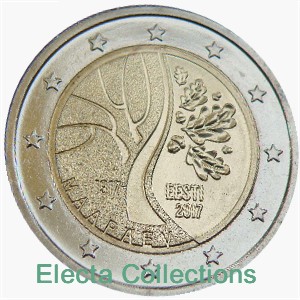 Estonia - 2 Euro, Path to independence, 2017