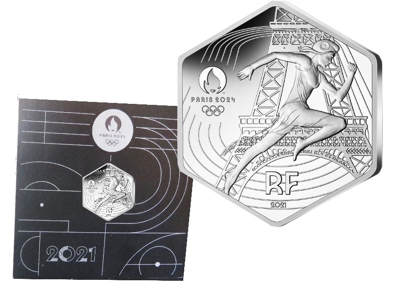 Francia - 10 Euro di plata, Marianne - Hexagonal, 2021