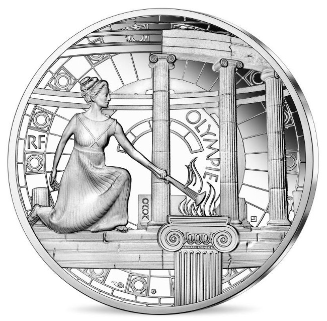 France - 10 Euro Argent proof, ANCIENT OLYMPIA, 2020