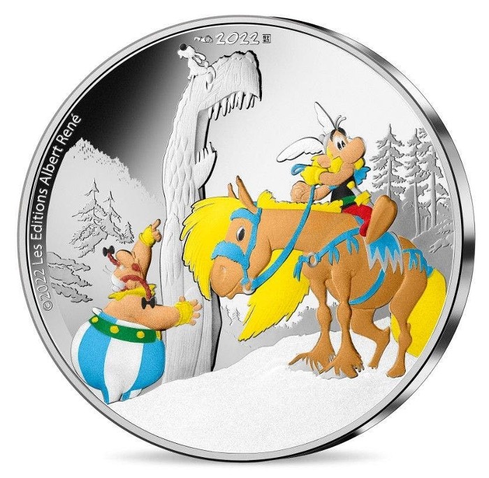 Γαλλία - 10 Ευρώ αργυρό, Astérix και Griffon, 2022 (proof)