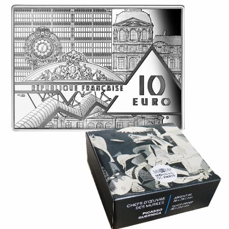 France - 10 Euro argent BE, GUERNICA - PICASSO, 2020