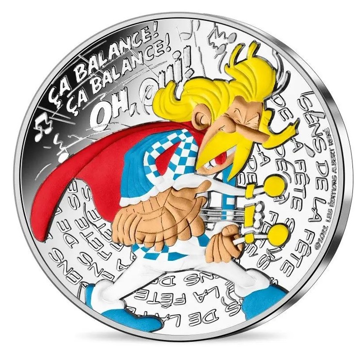 Francia - 10 Euro de plata, Asterix celebration, 2022