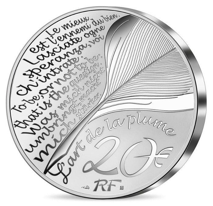 France - 20 Euro Argent BE 1 oz, Moliere, 2022