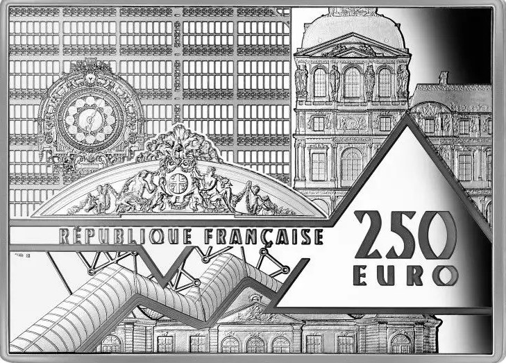 Γαλλία - 250 Ευρώ αργυρό, Η Ελευθερία οδηγεί το Λαό, 2023