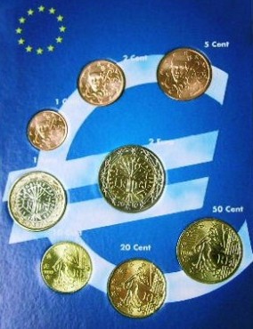 Γαλλία - Πλήρης Σειρά 8 νομισμάτων ευρώ, 2021 (unc)