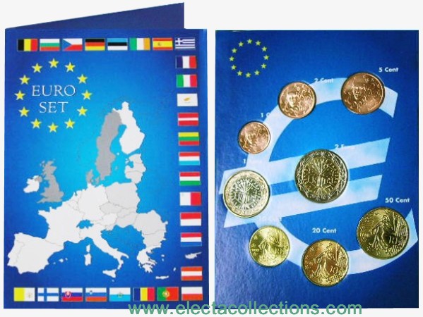 Γαλλία - Πλήρης Σειρά 8 νομισμάτων ευρώ, 2021 (unc)
