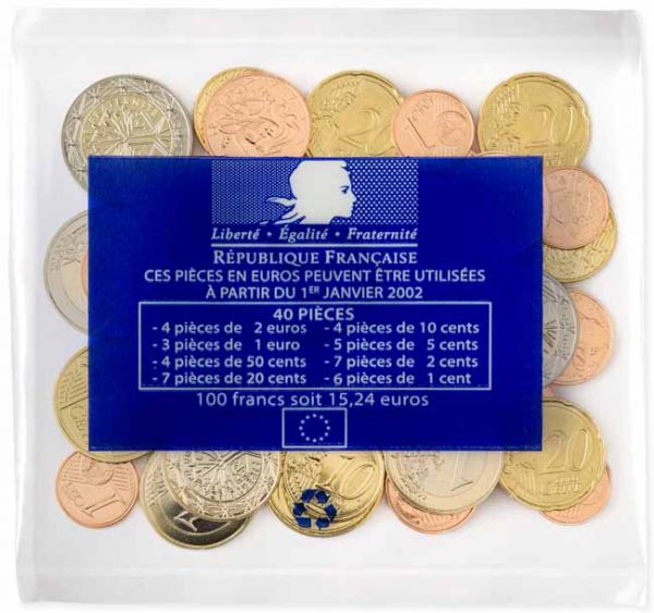 Frankreich - Starter kit 40 coins 1 cent - 2 euro, 2021