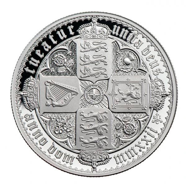 Great Britain - Gothic Crown, 1 OZ Silver Proof, 2022
