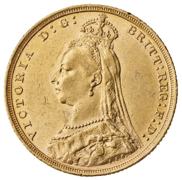 Regno Unito - Victoria Jubilee Head, Sovereign, 1889