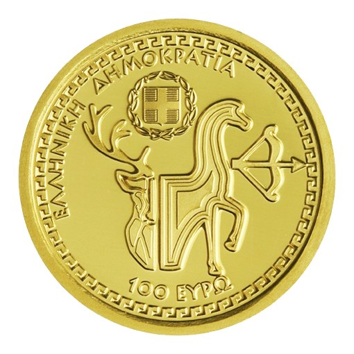 Greece - 100 Euro gold, OLYMPIAN GODS - ARTEMIS, 2023