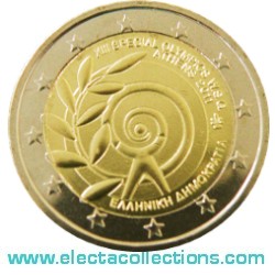 Grecia - 2 Euro, Special Olympics, 2011 (rolls 25 coins)