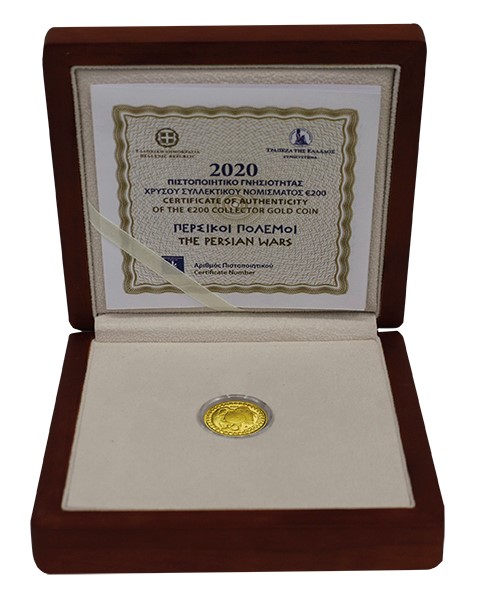 Grecia - 200 Euro oro FS, THE PERSIAN WARS, 2020