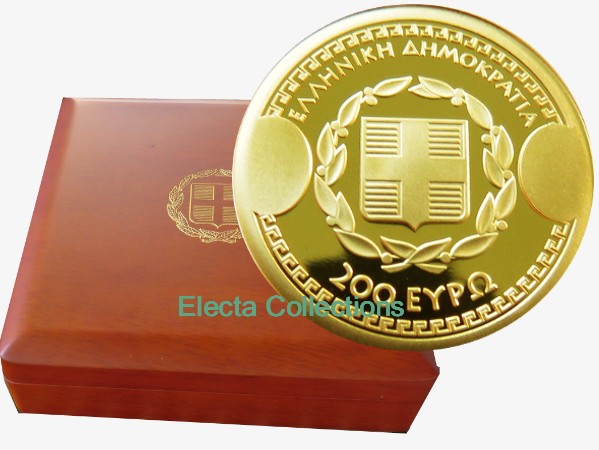 Ελλάδα - 200 Ευρώ Χρυσό PROOF, ΘΟΥΚΥΔΙΔΗΣ, 2019