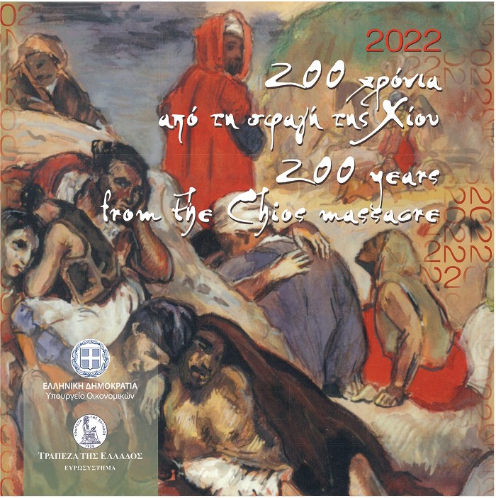 Griechenland - 5 Euro silber, CHIOS MASSACRE, 2022