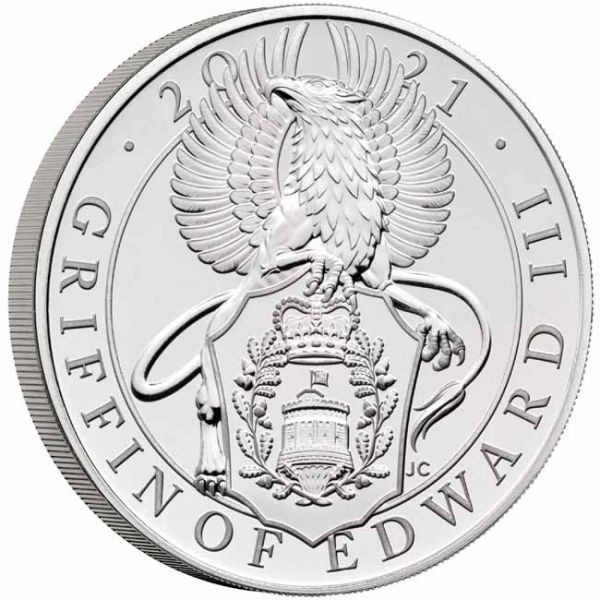 Great Britain - 5 pounds, Griffin of Edward III, 2021