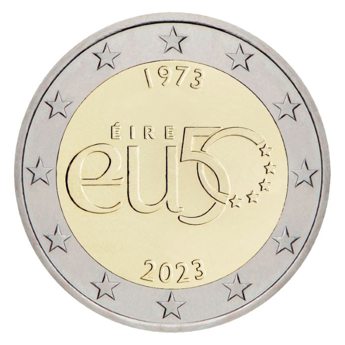 Irlanda - 2 Euro, EU Membership, 2023 (bag of 10)