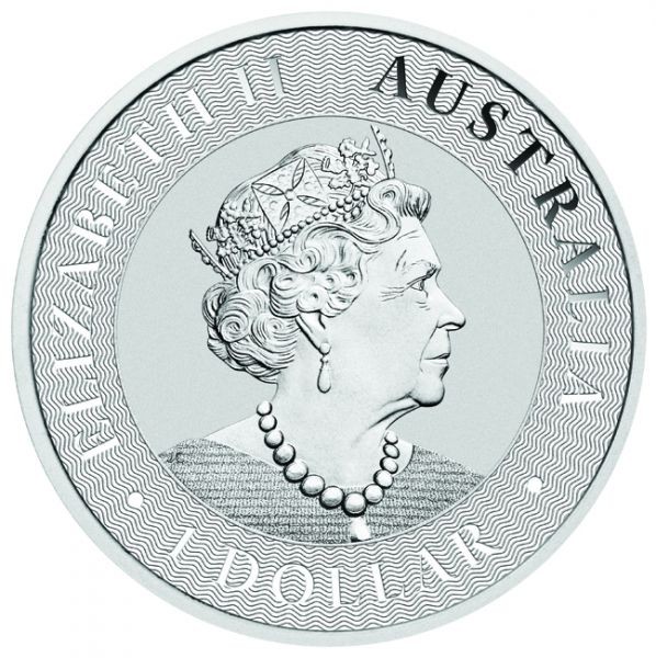 Australia - Moneda de plata 1 oz, Canguro, 2022