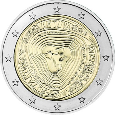 Lithuania - 2 Euro, Sutartinės (Folk music), 2019 (bag of 10)