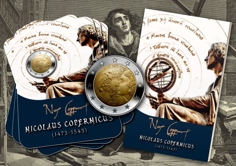Malta – 2 Euro, Nikolaus Kopernikus, 2023 (blister)