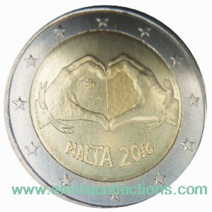 Malta – 2 Euro, Love, 2016 (unc)