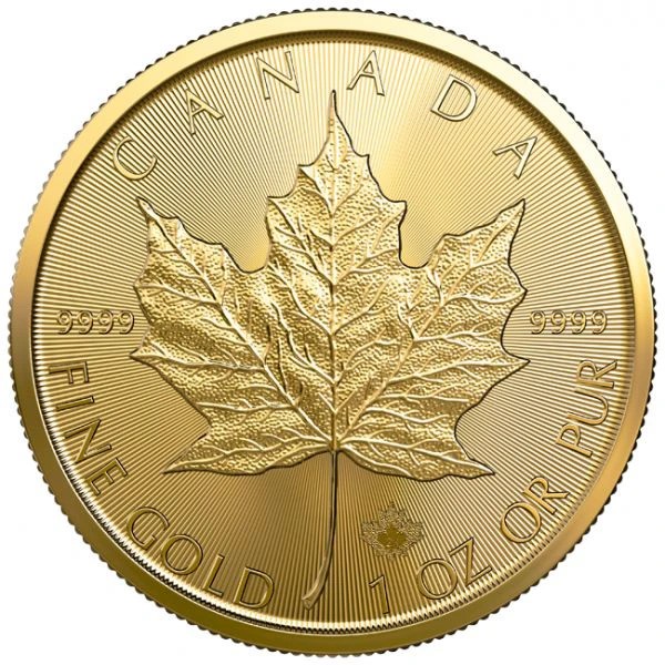 Canada - Moneda de oro BU 1 oz, Maple Leaf, 2023