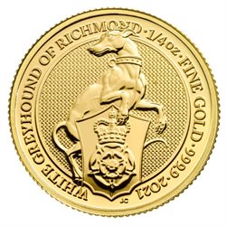 Μεγάλη Βρεταννία - Χρυσό 1/4 oz, Greyhound of Richmond, 2021
