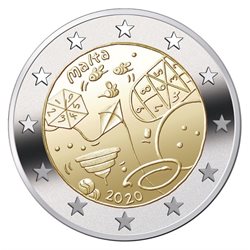 Malta – 2 Euro, Children’s games, 2020 (MdP in capsule)