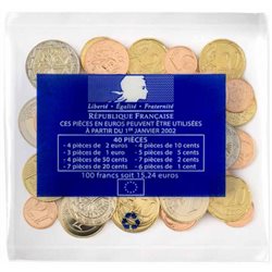 Γαλλία - Starter kit 40 νομίσματα 1 λεπτό - 2 ευρώ, 2021