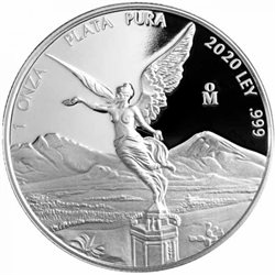 Μεξικό - Αργυρό νόμισμα 1 oz, Libertad, 2020 (PROOF)