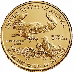 Ηνωμένες Πολιτείες - Χρυσό νόμισμα BU 1/4 oz, American Eagle, 2021