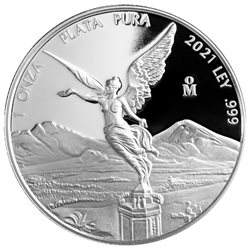 Μεξικό - Αργυρό νόμισμα 1 oz, Libertad, 2021 (PROOF)