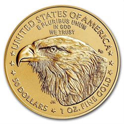 Ηνωμένες Πολιτείες - Νέο Σχέδιο American Eagle 1 oz χρυσό, 2021