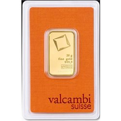 Gold Bar Valcambi 20 gramms 999.9/1000