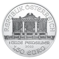 Αυστρία - Vienna Philharmonic, 1 Oz αργυρό, 2022